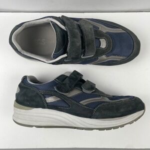 SAS JV Mesh Sneakers Blue Hook and Loop Straps Walking Shoes - Mens Size 13 W